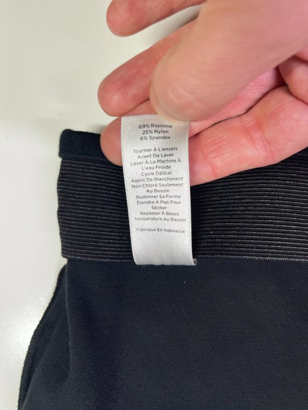 Talbots Size 6P Montauk Pant Black Ponte Knit Pull-On Elastic Waistband - Picture 10 of 10